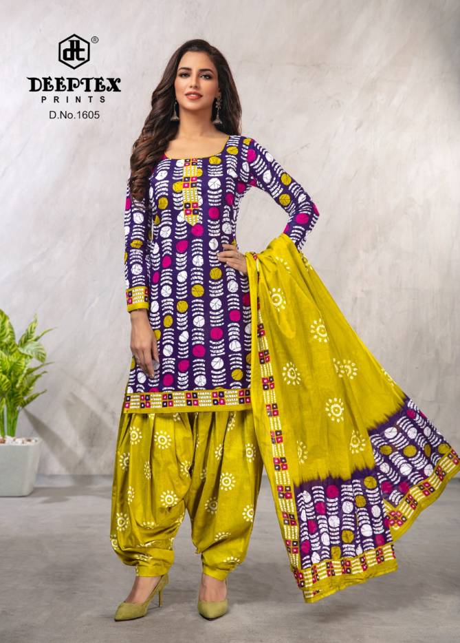 Deeptex Batik Plus 16 Cotton Printed regular Wear Dress Material Collection